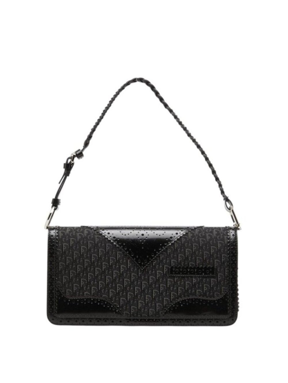 Dior Trotter D'trick Bag Black Canvas Leather